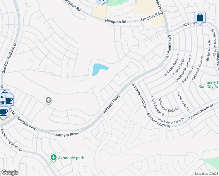 map of restaurants, bars, coffee shops, grocery stores, and more near 2236 Laurel Heights Lane in Henderson