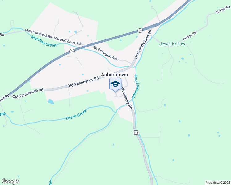 map of restaurants, bars, coffee shops, grocery stores, and more near 150 Vantrease Avenue in Auburntown