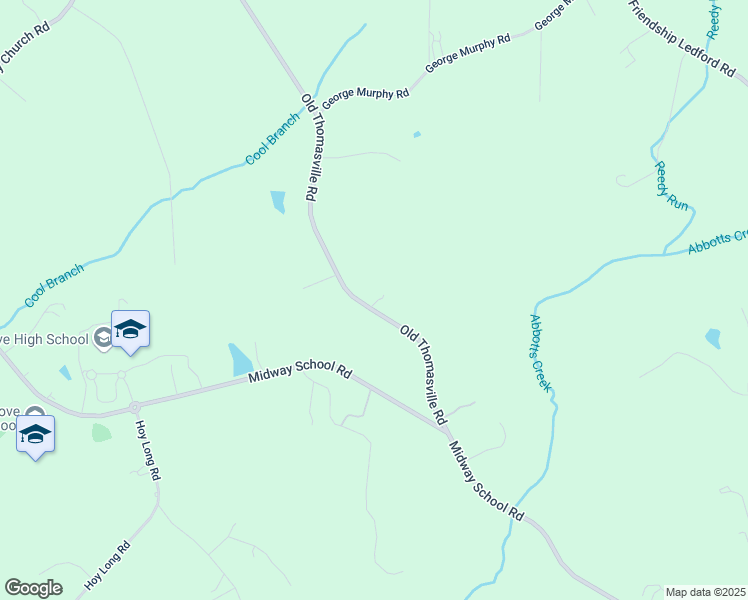 map of restaurants, bars, coffee shops, grocery stores, and more near 486 Old Thomasville Road in Winston-Salem