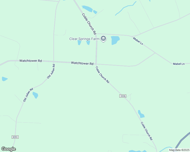 map of restaurants, bars, coffee shops, grocery stores, and more near 5702 Coble Church Road in Julian