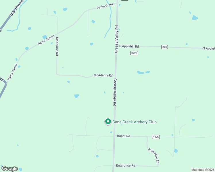 map of restaurants, bars, coffee shops, grocery stores, and more near 12277 Greasy Valley Road in Prairie Grove