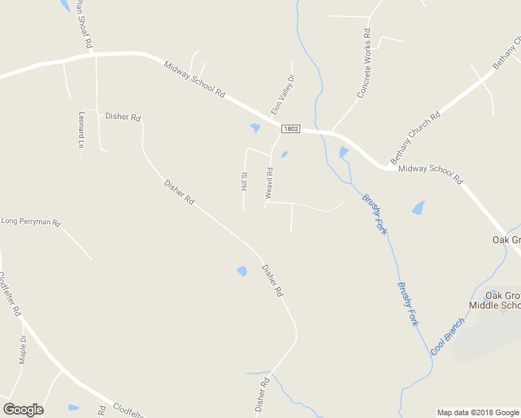 map of restaurants, bars, coffee shops, grocery stores, and more near 389 Weavil Road in Winston-Salem