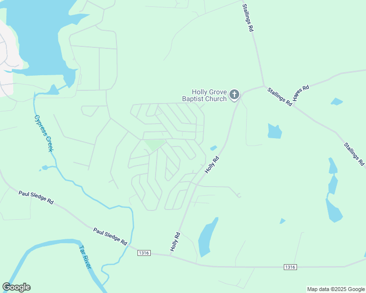 map of restaurants, bars, coffee shops, grocery stores, and more near 111 Okmulgee Drive in Spring Hope