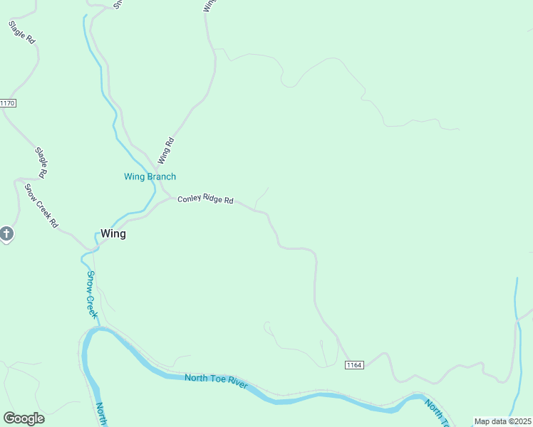 map of restaurants, bars, coffee shops, grocery stores, and more near State Road 1164 in Mitchell County