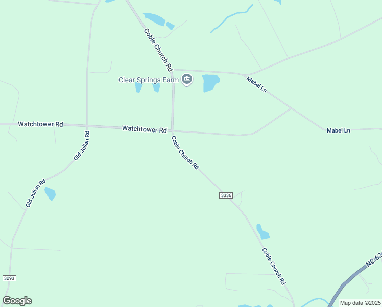 map of restaurants, bars, coffee shops, grocery stores, and more near 5715 Coble Church Road in Julian