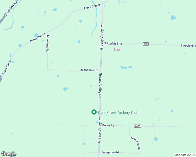 map of restaurants, bars, coffee shops, grocery stores, and more near 12277 Greasy Valley Road in Prairie Grove