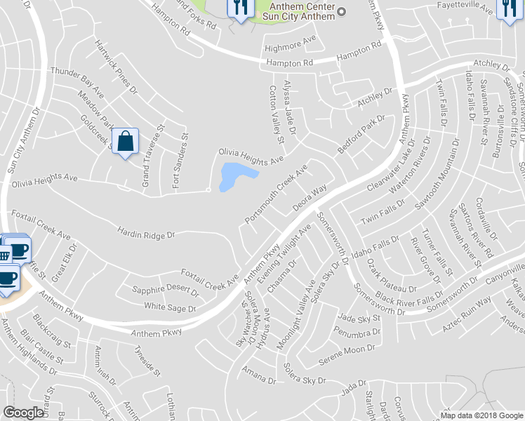 map of restaurants, bars, coffee shops, grocery stores, and more near 2236 Laurel Heights Lane in Henderson