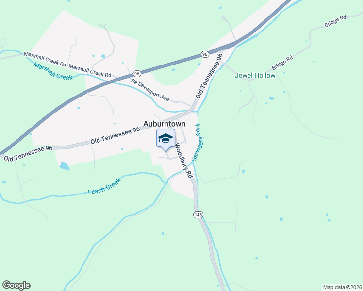 map of restaurants, bars, coffee shops, grocery stores, and more near 137 Woodbury Road in Auburntown