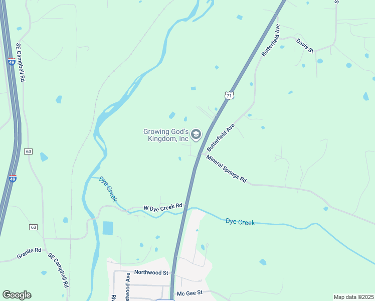 map of restaurants, bars, coffee shops, grocery stores, and more near 12 Hope Street in West Fork