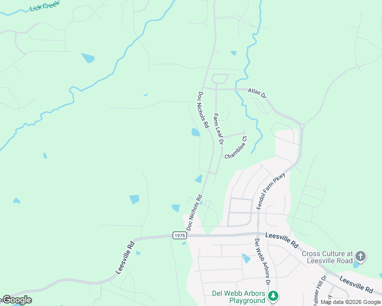 map of restaurants, bars, coffee shops, grocery stores, and more near 1702 Doc Nichols Road in Durham