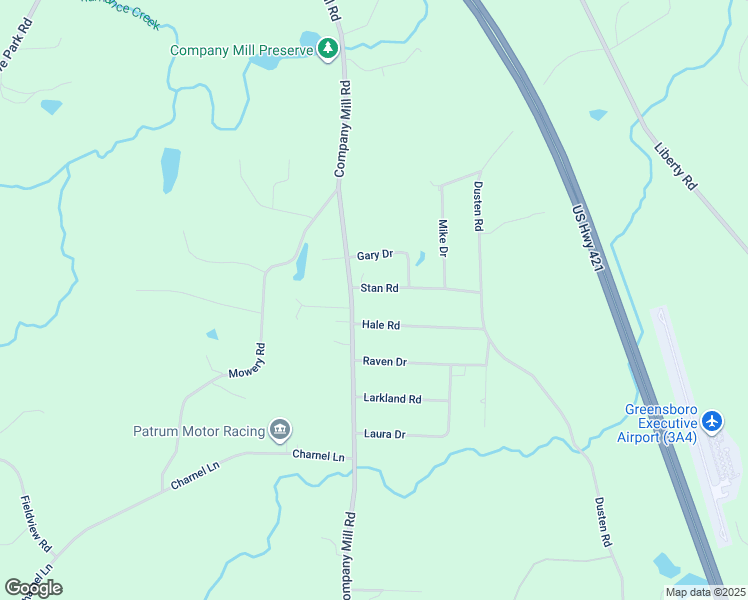 map of restaurants, bars, coffee shops, grocery stores, and more near 4604 Stan Road in Climax