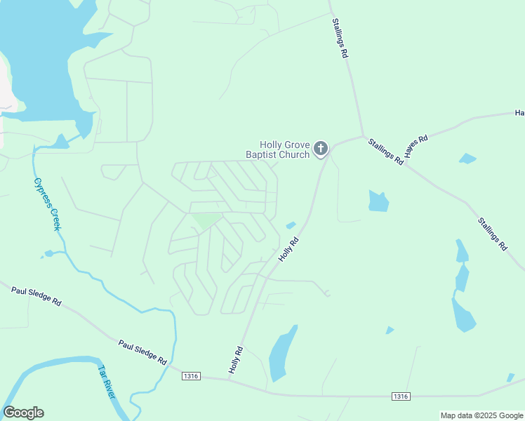 map of restaurants, bars, coffee shops, grocery stores, and more near 304 Poteau Drive in Spring Hope