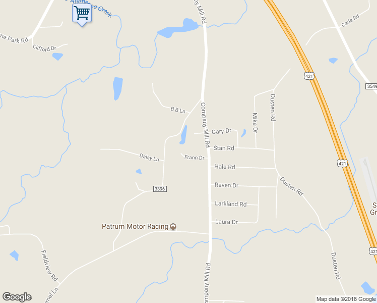 map of restaurants, bars, coffee shops, grocery stores, and more near 4503 Frann Drive in Climax