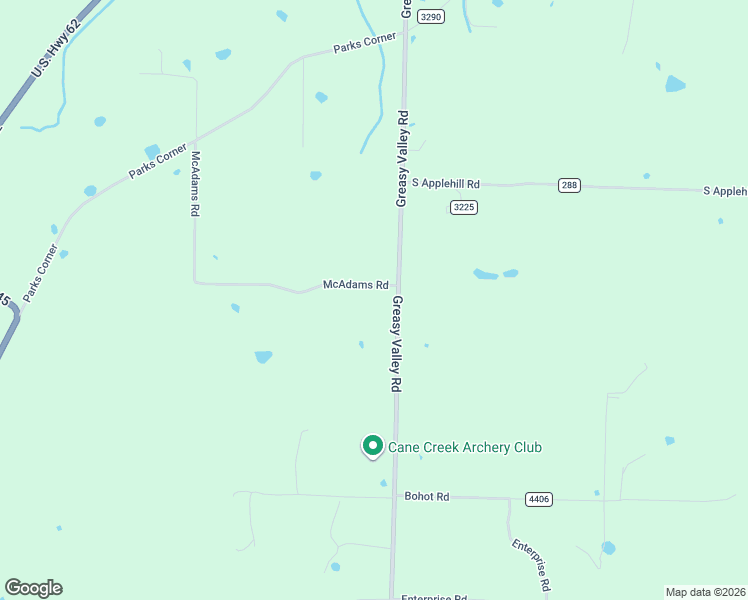 map of restaurants, bars, coffee shops, grocery stores, and more near 12277 Greasy Valley Road in Prairie Grove