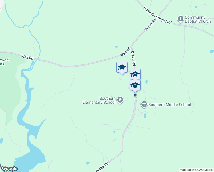 map of restaurants, bars, coffee shops, grocery stores, and more near 3323 Wall Road in Greensboro