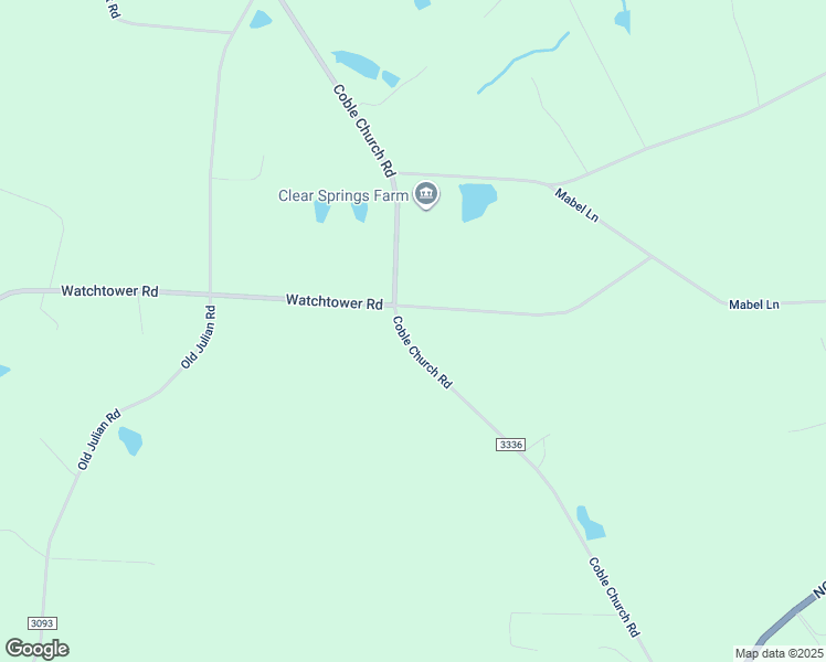 map of restaurants, bars, coffee shops, grocery stores, and more near 5702 Coble Church Road in Julian