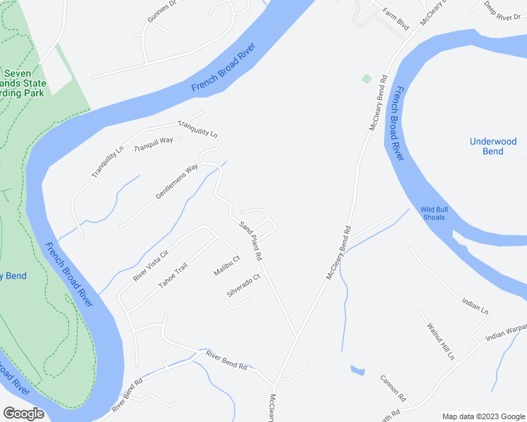 map of restaurants, bars, coffee shops, grocery stores, and more near 1726 Watauga Street in Sevierville