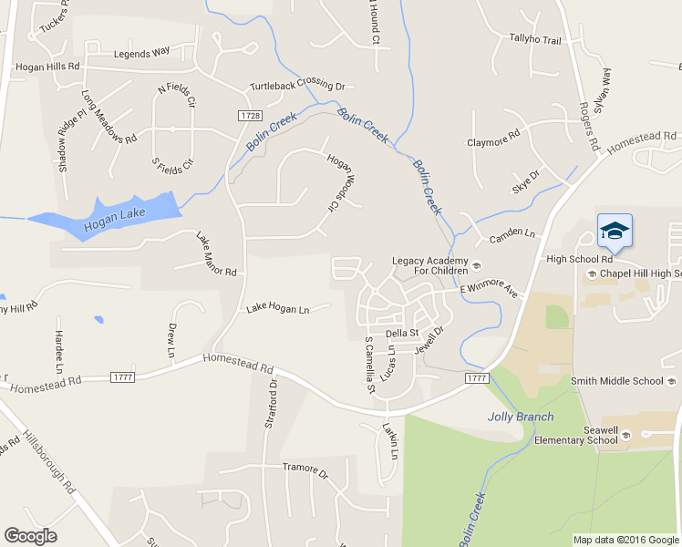 map of restaurants, bars, coffee shops, grocery stores, and more near 110 Andys Lane in Chapel Hill