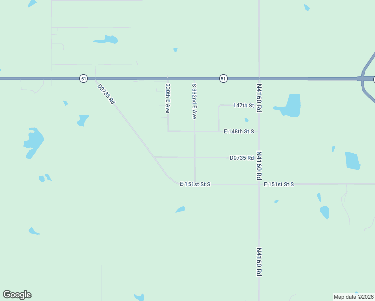 map of restaurants, bars, coffee shops, grocery stores, and more near 33124 East 148th Street South in Coweta