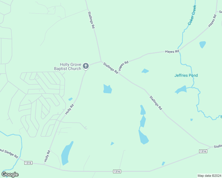 map of restaurants, bars, coffee shops, grocery stores, and more near 10383 Stallings Road in Spring Hope