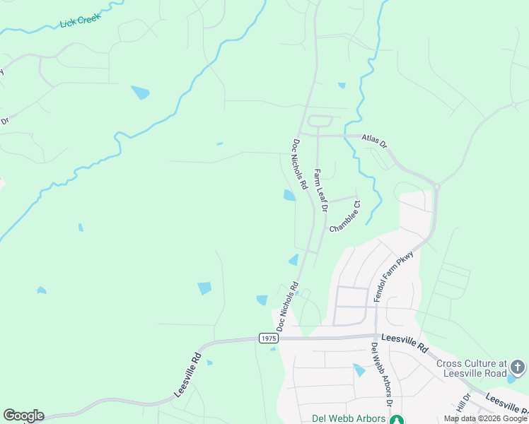 map of restaurants, bars, coffee shops, grocery stores, and more near 1702 Doc Nichols Road in Durham