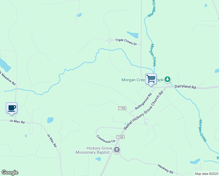map of restaurants, bars, coffee shops, grocery stores, and more near 1429 Twisted Oak Drive in Chapel Hill