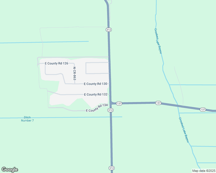map of restaurants, bars, coffee shops, grocery stores, and more near 5098 East County Road 130 in Blytheville