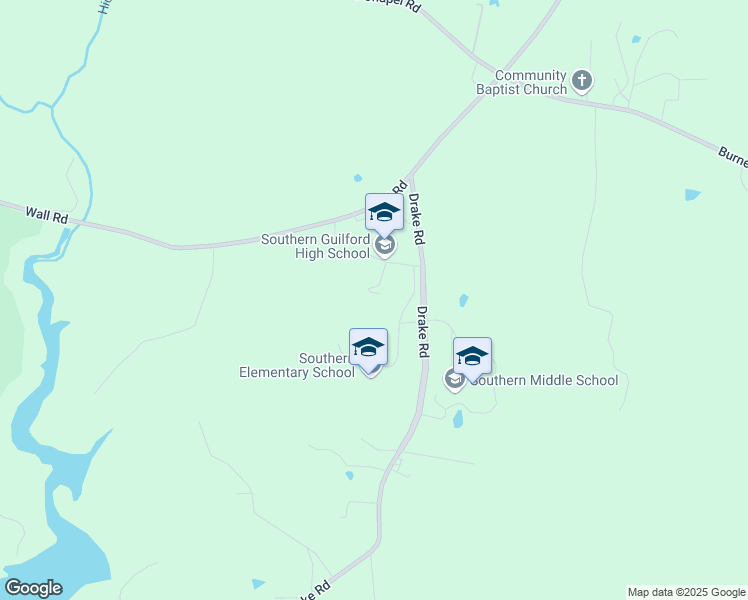 map of restaurants, bars, coffee shops, grocery stores, and more near 5700 Drake Road in Greensboro
