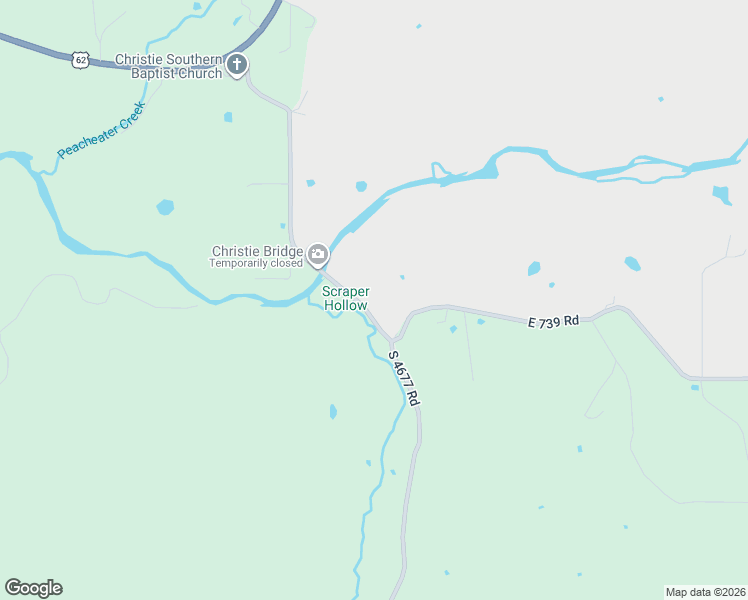 map of restaurants, bars, coffee shops, grocery stores, and more near 73901 South 4677 Road in Westville