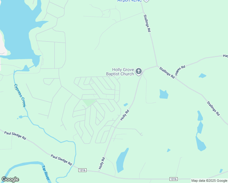 map of restaurants, bars, coffee shops, grocery stores, and more near 202 Poteau Drive in Spring Hope