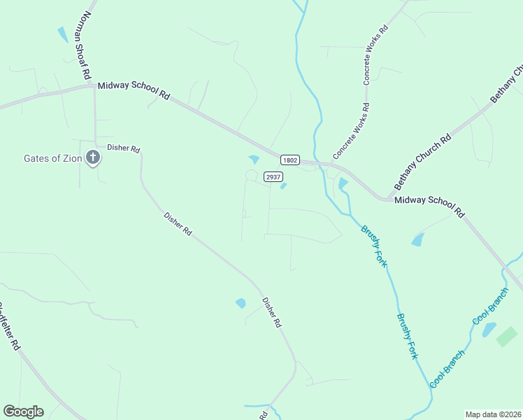 map of restaurants, bars, coffee shops, grocery stores, and more near 300 Weavil Rd in Winston-Salem