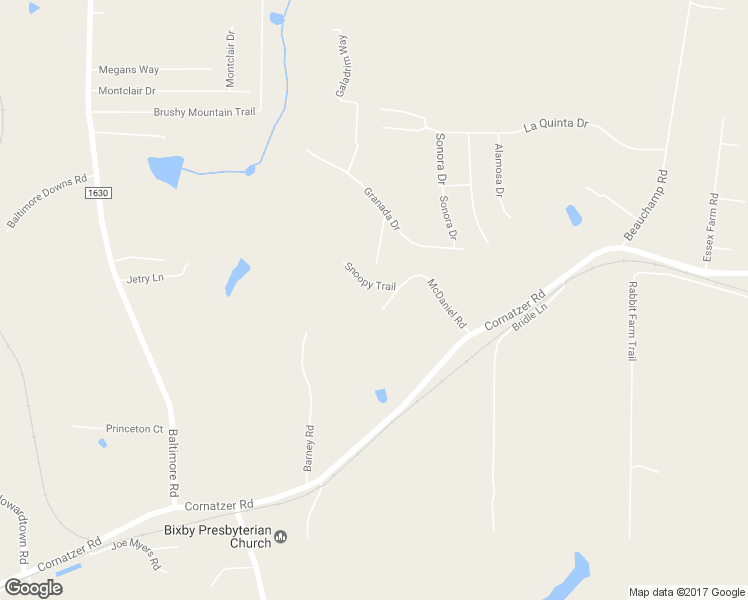 map of restaurants, bars, coffee shops, grocery stores, and more near 216 McDaniel Road in Advance