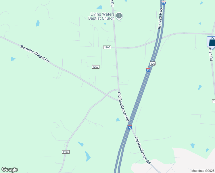 map of restaurants, bars, coffee shops, grocery stores, and more near 1204 Burnetts Chapel Road in Greensboro