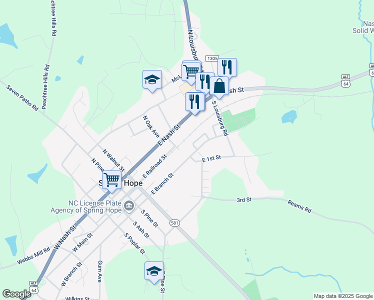 401 East Branch Street, Spring Hope NC Walk Score
