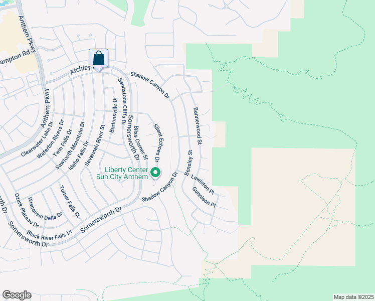 map of restaurants, bars, coffee shops, grocery stores, and more near 2227 Bensley St in Henderson