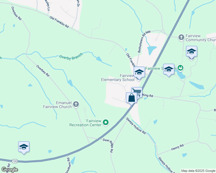 map of restaurants, bars, coffee shops, grocery stores, and more near 7203 Harding Drive Northwest in Fairview