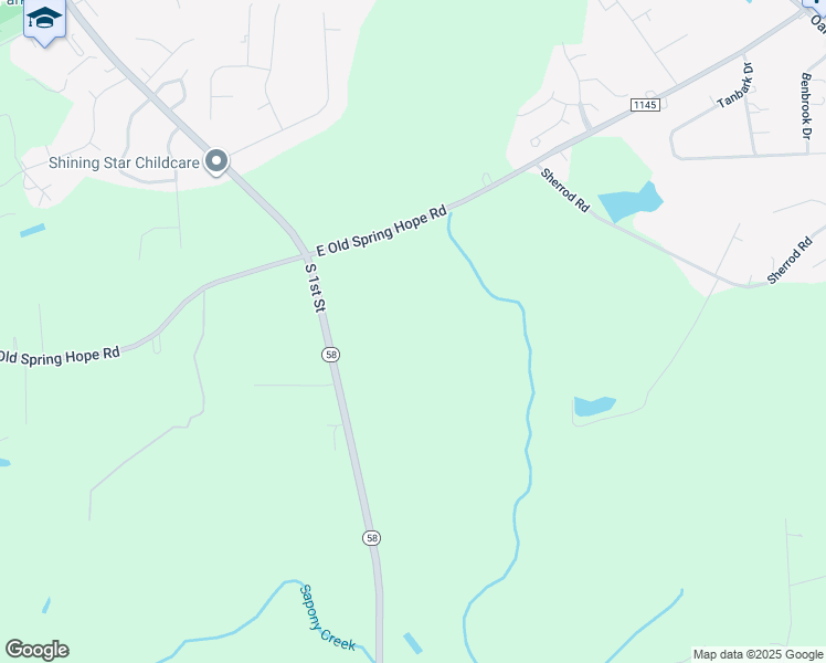 map of restaurants, bars, coffee shops, grocery stores, and more near North Carolina 58 in Nashville