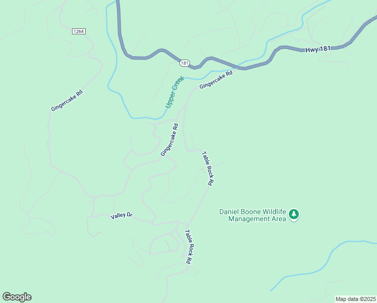 map of restaurants, bars, coffee shops, grocery stores, and more near 7687 Table Rock Road in Newland