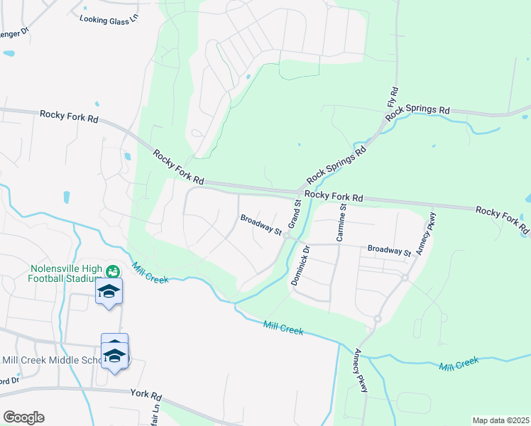 map of restaurants, bars, coffee shops, grocery stores, and more near 2608 Peabody Court in Nolensville