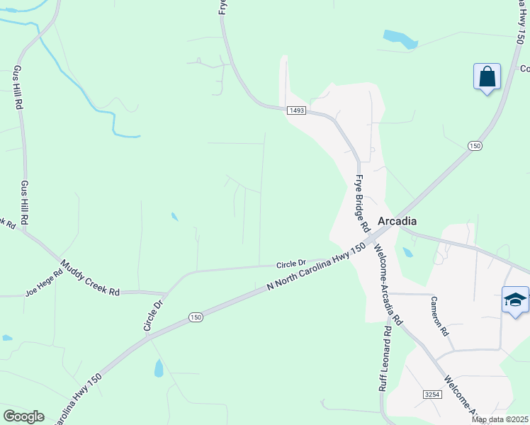 map of restaurants, bars, coffee shops, grocery stores, and more near 280 Henderson Drive in Clemmons