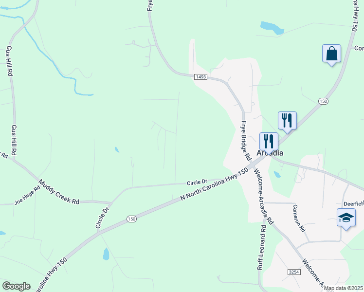 map of restaurants, bars, coffee shops, grocery stores, and more near 280 Henderson Drive in Clemmons