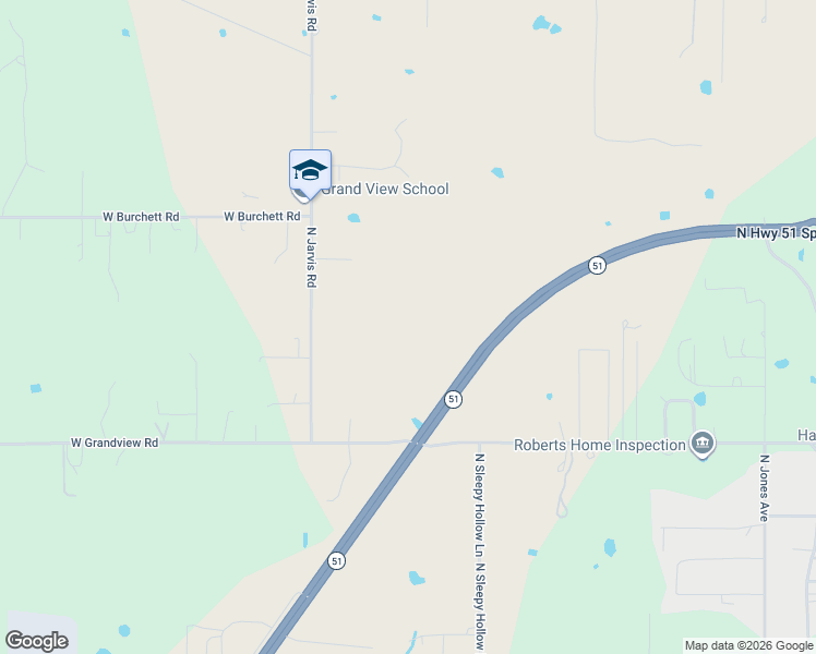 map of restaurants, bars, coffee shops, grocery stores, and more near 17022 West Grandview Road in Tahlequah