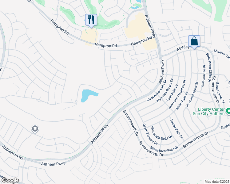 map of restaurants, bars, coffee shops, grocery stores, and more near 2546 Portsmouth Creek Avenue in Henderson