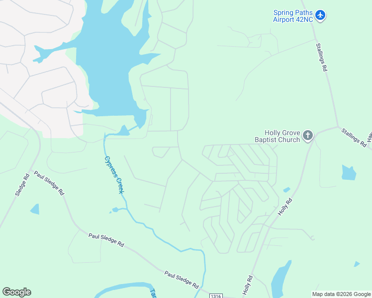 map of restaurants, bars, coffee shops, grocery stores, and more near 101 Osage Drive in Louisburg