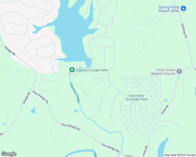 map of restaurants, bars, coffee shops, grocery stores, and more near 25 Carriage Circle in Louisburg