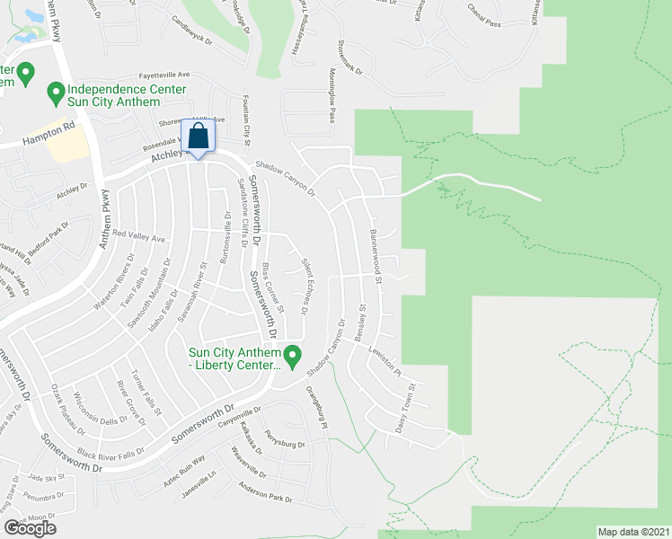 map of restaurants, bars, coffee shops, grocery stores, and more near 2187 Shadow Canyon Drive in Henderson