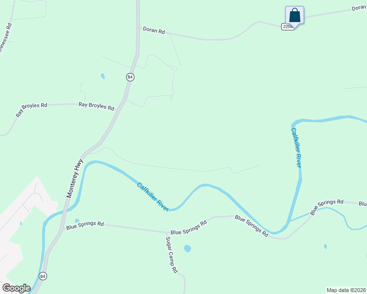map of restaurants, bars, coffee shops, grocery stores, and more near 555 Zelma Stewart Road in Sparta