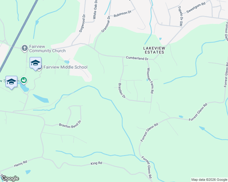 map of restaurants, bars, coffee shops, grocery stores, and more near 2006 Case Way in Fairview