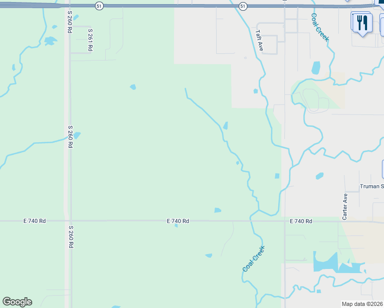 map of restaurants, bars, coffee shops, grocery stores, and more near in Wagoner
