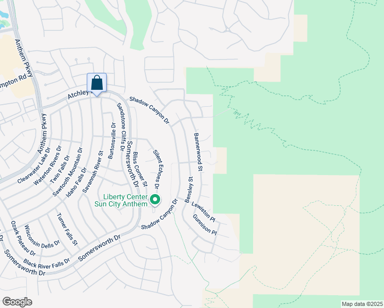 map of restaurants, bars, coffee shops, grocery stores, and more near 2186 Bensley St in Henderson